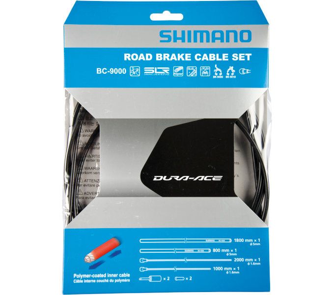 Shimano Dura Ace - BC-9000 Bremskabel Set Polymer Road  Weiß