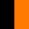 Schwarz/fluo Orange